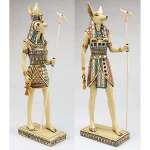  The Egyptian Gods Anubis and Horus Sculptures