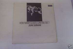 JOHN SURMAN How Many Clouds LP orig UK rare 1970 jazz  
