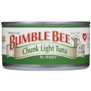 Bumble Bee Chunk Light Tuna in Water, 12 Grocery & Gourmet Food