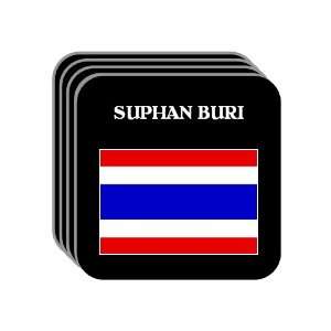  Thailand   SUPHAN BURI Set of 4 Mini Mousepad Coasters 