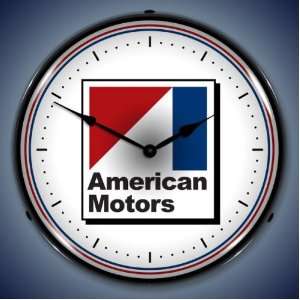  American Motors AMC Lighted Wall Clock 