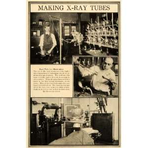  1917 Print X Ray Tube Fluoroscope Screen Construction 