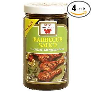 Weichuan Barbecue Sauce, 8 Ounce Jars (Pack of 4)  Grocery 