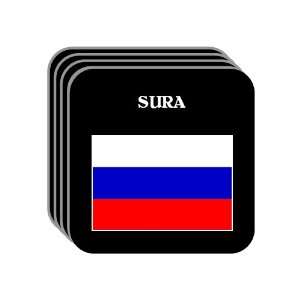  Russia   SURA Set of 4 Mini Mousepad Coasters 