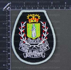 B913 VIRGIN ISLANDS BRITISH ROYAL FORCE POLICE PATCHes  