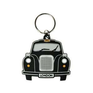  London Taxi   Rubber Keychain / Key Ring Toys & Games