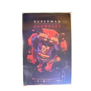 Superman Doomsday Poster Cartoon