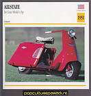 1951 allstate de luxe model 4hp scooter bike spec card returns 
