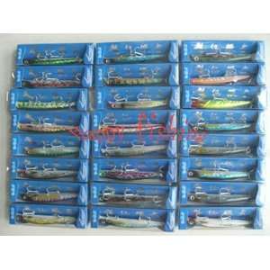 sample set for minnow slim plastic fishing lure enjoy retail 