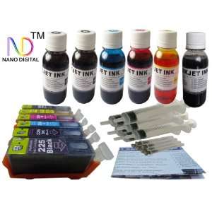   Refill Ink+6 Syringes and detail refill instruction