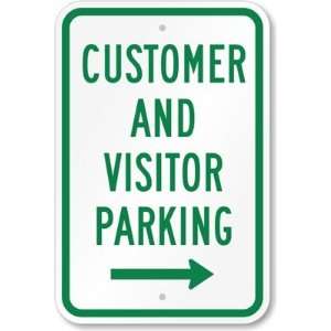 Customer And Visitor Parking (with Right Arrow) Diamond 