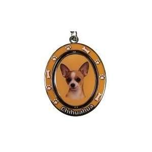  Tan Chihuahua Spinning Keychain