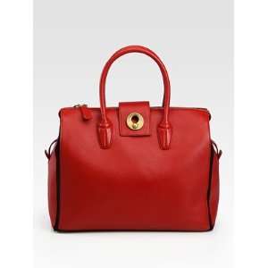  Yves Saint Laurent YSL Cabas Muse Two Shopping Bag   Poppy 