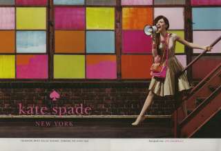 Bryce Dallas Howard, Twilight 2 pg advertisement for Kate Spade 