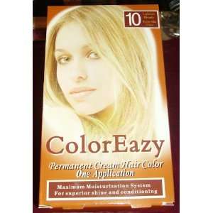  Color Eazy Permanent Cream Hair Color   Lightest Blonde 