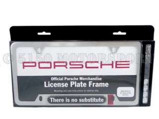 Porsche License Plate Frame There is no substitute  