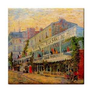  Restaurant de la Sirene at Asnieres By Vincent Van Gogh 