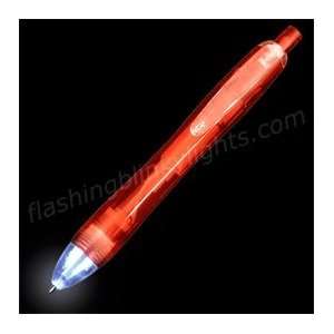  Red Light Tip Pen with White LED   SKU NO 11534 RD 