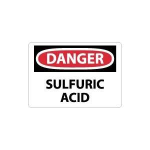  OSHA DANGER Sulfuric Acid Safety Sign