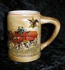 Budweiser Beer Stein, 1990 Holiday Gold Wholesaler items in The Lone 