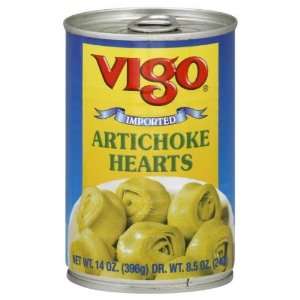 Vigo, Artichoke 5 7 Ct, 14 OZ (Pack of 12)  Grocery 