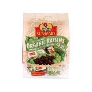 Sun Maid Organic California Raisins 125G x 4  Grocery 