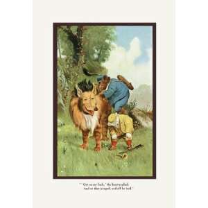  Teddy Roosevelts Bears Get On My Back 20x30 poster