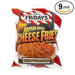 TGI Fridays Hot Pepperjack Cheese Fries, 4.75 Ounce Bags (Pack of 9 