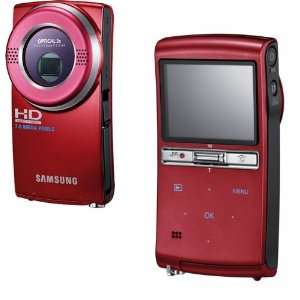  Samsung HMX U20 Ultra Compact Full HD Camcorder (Red 