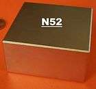 Strong Neodymium Magnet N52 2 x 2 x 1 Rare Earth NdFeB Block