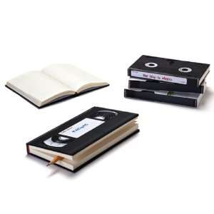 Retro Style VHS Video Tape Lined Notebook Diary Journal  