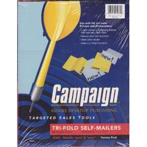  Campaign Tri Fold Self Milers 50 Printable Mailers   8 1/2 