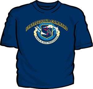 New Strategic Air Command Short Sleeve T Shirt   SAC  