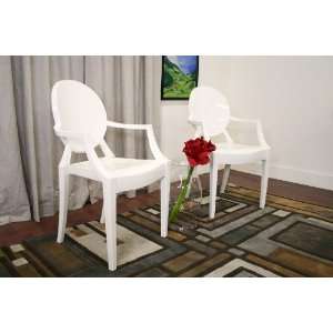  Baxton Studio Set of 2 Mia Ivory Dining Chair Furniture 