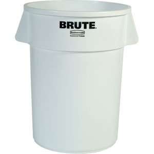 Brute White 44 gal Round Containers without Lids