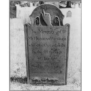  Tombstone,Hezekiah Wickham,East Glastonbury,CT,redstone 