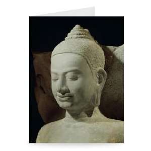  Buddha in Meditation on the Naga King,   Greeting Card 
