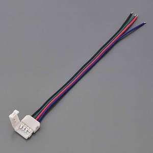  Ledwholesalers RGB 4 Conductor Quick Connect to Wire For 