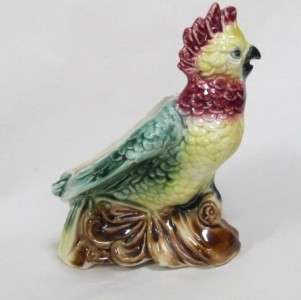 American Bisque Pottery Company Parrot Planter  