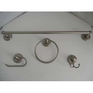  Better Home Products BHP Noe Valley Satin Nickel 4 Piece 