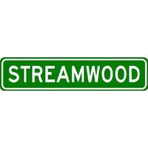  STREAMWOOD City Limit Sign   High Quality Aluminum Sports 