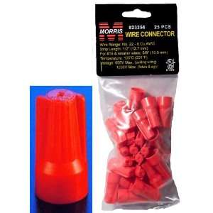  Easy Cap Wire Connectors Hanging Bag 25 Pack Red