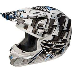  Fly Racing Kinetic Dash Helmet   Large/White/Black/Silver 