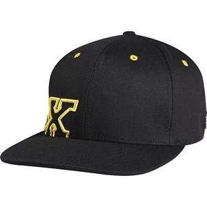  Fox Racing Strapped Up Flexfit Hat   Large/X Large/Black 