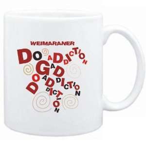    Mug White  Weimaraner DOG ADDICTION  Dogs