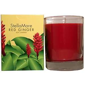   Mare Red Ginger Soy 10 Ounce Candle In Glass