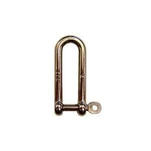 Captive Pin Long D Shackle Stainless Steel  