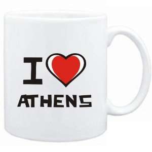  Mug White I love Athens  Usa Cities