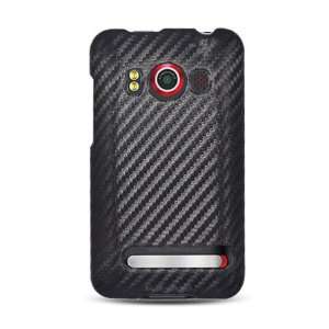  HTC Evo 4G Fabric Case   Black Carbon Fiber Cell Phones 