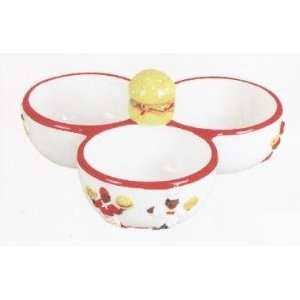  MAMMY & PAPPY 3 D Round Salsa Dip Serving Bowl *NEW 